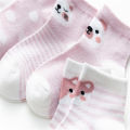 5Pairs/lot 0-24M Infant Baby Socks Baby Socks for Boys Girls Cotton Mesh Newborn Toddler First Walkers Baby Clothes Accessories. 