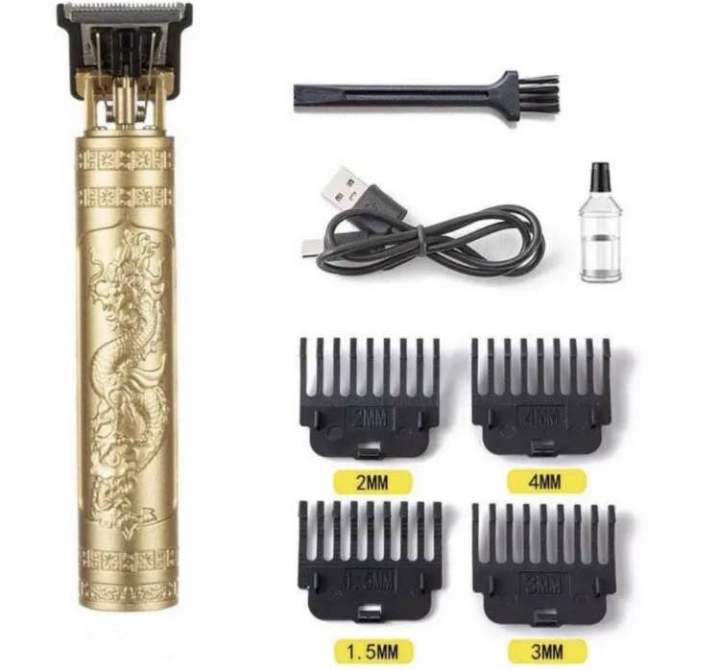 Vintage T9 Hair Clipper Professional Electric Hair Trimmer Metal Body Barber Shaver Trimmer Beard Men Hair Cutting Machine / Easy To Use
