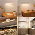 TASMOR Dimmable LED Light Bar, 5W USB Rechargeable Reading Light with 3 Colour Mode and 2200mAh Battery Powered, Magnetic LED Light for Shelf, Kitchen, Makeup Mirror, Cupboard, Bedside. 
