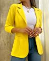 Women Fall Spring Coat Lapel Long Sleeve Formal Business OL Commute Jacket chaquetas para mujeres. 