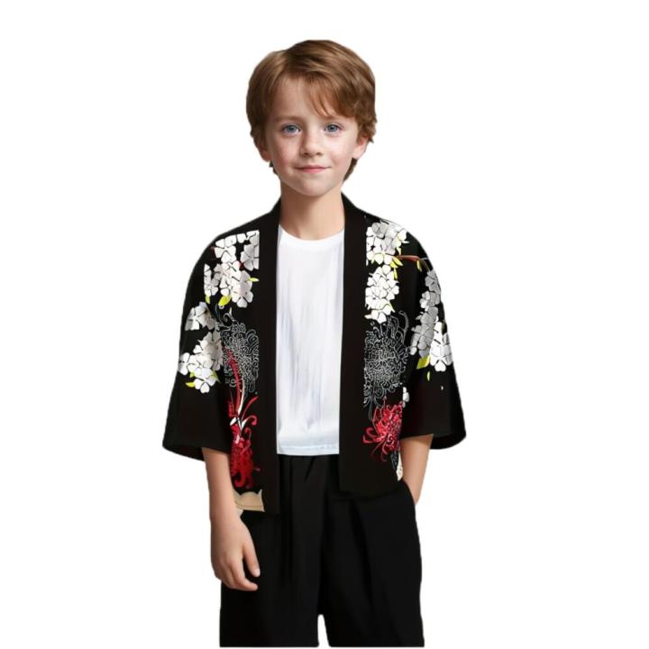Japanese%20Cat%20Kimono%20Haori%20Cardigan%20Sakura%20Pattern%20Ukiyo-e%20Style%20Open%20Front%20Streetwear%20Harajuku%20Coat%20For%20Cosplay%20Party%20Tops%20-%20Image%202