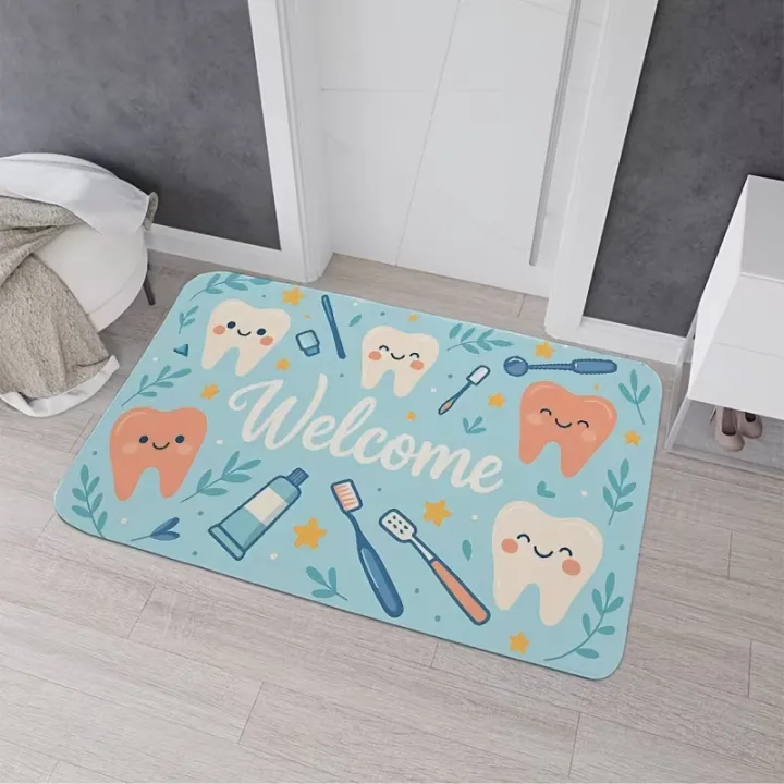 Dental%20Theme%20Pattern%20Door%20Mat%20Tooth%20Designs%20Smoke%20Technological%20Robotic%20Elements%20Dental%20Clinic%20Door%20Mat%20Dental%20Clinic%20Door%20Mat%20-%20Image%205