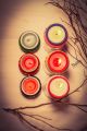 Dailo Crafted Tealights Natural Scented or Unscented Candle with Aromatherapy, 6 Pcs Set. 