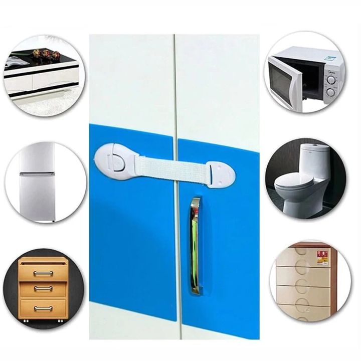 10pcs%20Child%20Safety%20Cabinet%20Lock%20Baby%20Proof%20Security%20Protector%20Drawer%20Door%20Cabinet%20Lock%20Plastic%20Protection%20Kids%20Safety%20Door%20Lock%20-%20Image%206