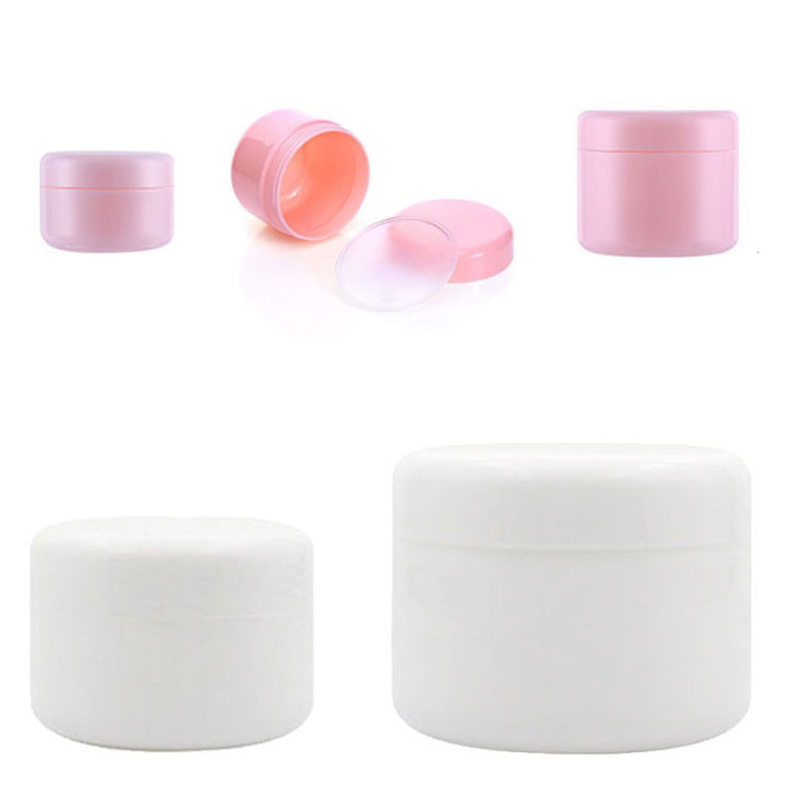 5Pcs/Pack%2010g%2020g%2030g%2050g%20100g%20Refillable%20Bottles%20Pink%20Plastic%20Empty%20Makeup%20Jar%20Pot%20Travel%20Face%20Cream%20Lotion%20Cosmetic%20Container%20-%20Image%205