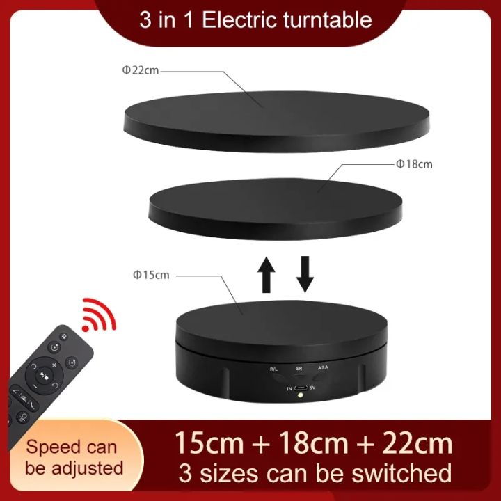 Photography%20Turntable%20Electric%20Rotating%20Display%20Stand%20360%20Degree%20with%20Remote%20Control%20Motorized%20Turntable%20for%20Photos%20or%20Videos%20-%20Image%202