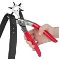 Leather Punch, 6-Size Rotating Belt Hand Hole Punch, Multi-Size Home DIY Easy, Suitable for Belt Leather Crafts. 
