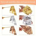 100pcs Imitation Golden Silvery Foil Paper Leaf Sheet Gilding DIY Art Craft Paper DIY Scrapbooking Craft Home Decorations. 