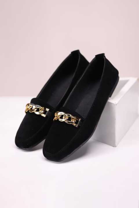 Sneako Trending black Velvet pumps for women