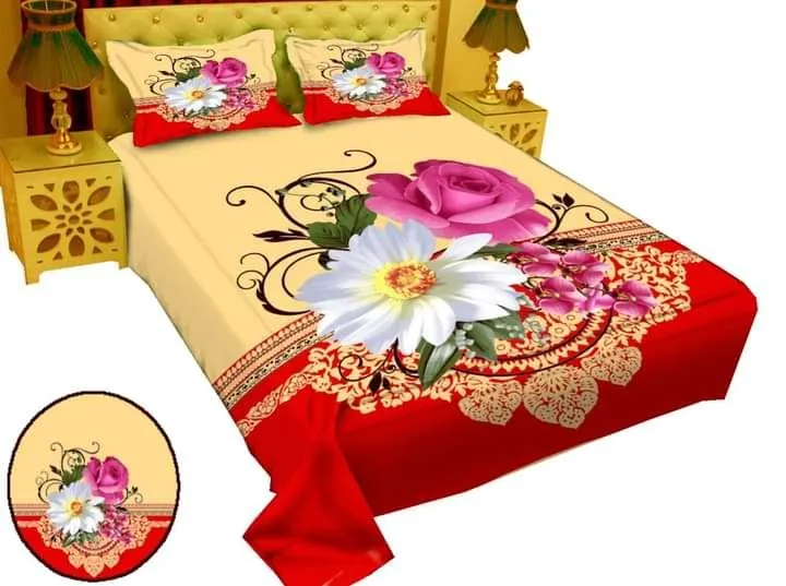 Celebrate%20Eid%20in%20Unparalleled%20Comfort%20and%20Style%20with%20Luxury%20Cotton%20King%20Size%20Twill%20Panel%20Bedsheet%20Set%20(7.5x8.5%20ft)%20and%20Pillow%20Covers%20-%20Image%202