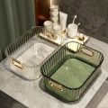 Acrylic Organizers Snacks Bathroom Organizer Rectangular Storage Makeup Clutter Bedroom Cosmetics Living Room Make Up Organizer.