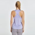 Women's Quick Dry Athletic Tank Top Summer Cold Shoulder U Neck Cross Front Yoga Cover Up Gym Wear Training Fitness Sleeveless. 