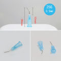 PIORPOY 100 Pcs/Bag Dental Composite Resin Pre Bent Flow Dispensing Needle Tips Disposable Dentistry Irrigation Tips 18/22/25G. 