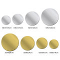 10-15CM Round Mirror Sticker Self-adhesive Bathroom Decorative 3D Acrylic Mirror Mural Decals Bedroom Living Room Art Home Decor. 