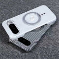 High Texture Business Rotable Magnetic Bracket Case For Google Pixel 10 Pro XL 9A Carbon Fiber Pattern Anti-Drop Protector Cover.