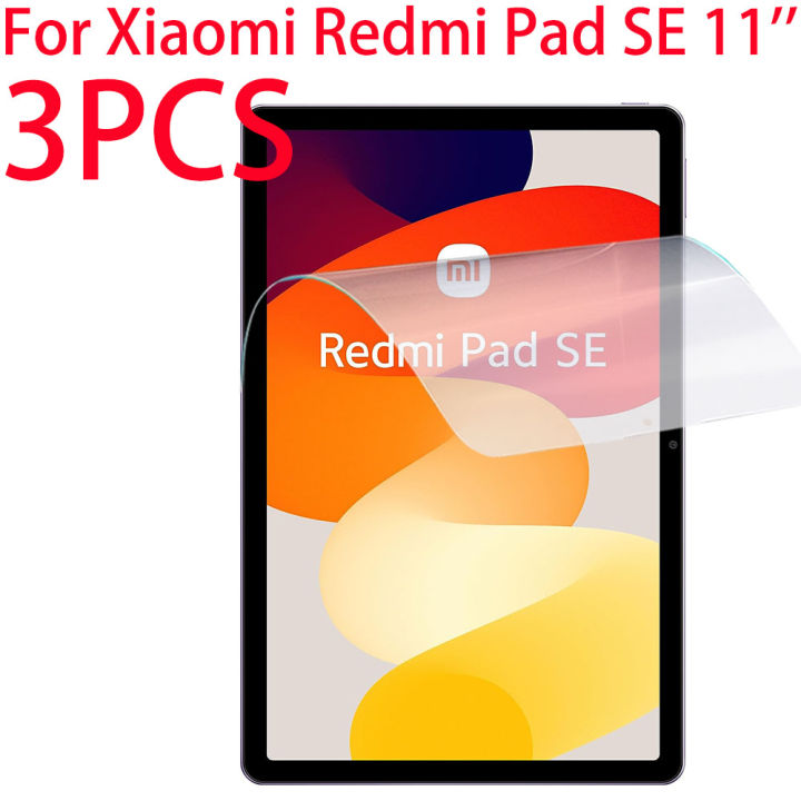 3 Packs PET Soft Film Screen Protector For Redmi Pad SE 11 inch 2023 For Redmi Pad SE Protective Film Fit Screen