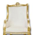 King Chair Single Scallop Carved. 