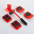Furniture Moving Transport Roller Set Removal Lifting Moving Tool Set Wheel Bar Mover Moving Heavy Stuffs Device Hand Tool. 