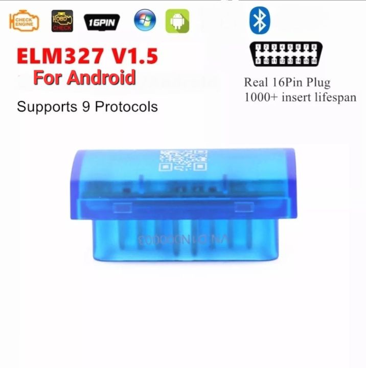 ELM327 OBD2 V1.5 Auto Car Bluetooth-Compatible Scanner Car Check Diagnostic Scan Tester Tool for Android/Windows