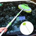 Car Washing Mop Kit with Long Handle Microfiber Car Cleaning Brush Kit Telescoping Car Washing Brush Mop Kit Scratch Free. 