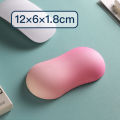 PC Office Silicone Mouse Pad Wrist Rest Pad Desktop Mouse Keyboard Handheld Soft Pad Student Office Supplies. 