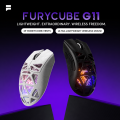 FURYCUBE G11 Tri-Mode Wireless Mouse PAW3311 Lightweight Honeycomb Design RGB Backlit Gaming Mouse For PC Gamer. 