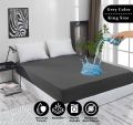 Grey Waterproof Fitted Sheets , Mattress Protectors All Size Available. 