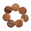 Wooden Plates Round Dinner Plates Tray Wooden Serving Platters for Home Decor, Food, Vegetables, Fruit, Charcuterie. 