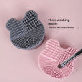 Multifunctional cosmetic brush box cleaning sponge cleaning dry people lazy quick change color scrubber brush brush blush eye shadow cleaning tools. 