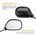 1 Pair Bicycle Mirror Handlebar Rearview Anti-Glare Electric Scooter Mirror Bike Accessories View Wide Range Back Sight Reflect. 