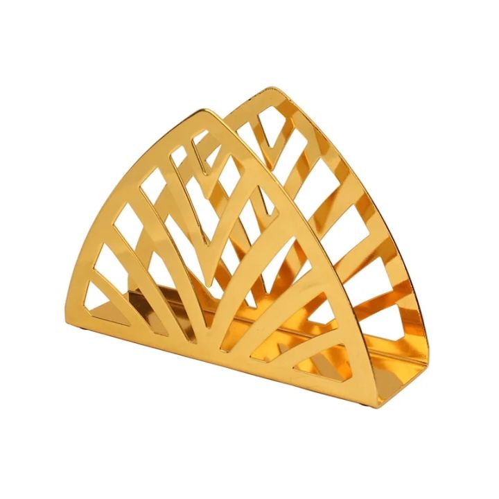 Tabletop Tissue Dispenser Napkin Holder Hollow Stainless Steel Tissue Dispenser Tissue Boxes for Home Countertop Decor VC