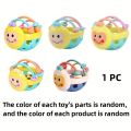 1 Pc 10cm Baby Toy Catch Ball Bendy Baby Walker Rattles Develop Intelligence Ball 0-12 Months Plastic Bell Rattle Doll. 