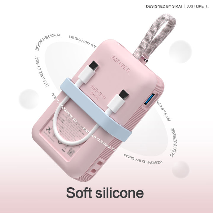 SIKAI%20Silicone%20Case%20For%20ANKER%2020000mAh%20PowerBank%20PD%2030W/35W%20Type%20C%20Fast%20Charge%20With%20Cable%20Anti-Drop%20Protective%20Cover%20-%20Image%204