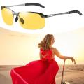 Photochromic Safety Glasses Transition Sunglasses for Men Anti Glare Polarized Driving Goggles UV400 Protection for Men Fishing. 