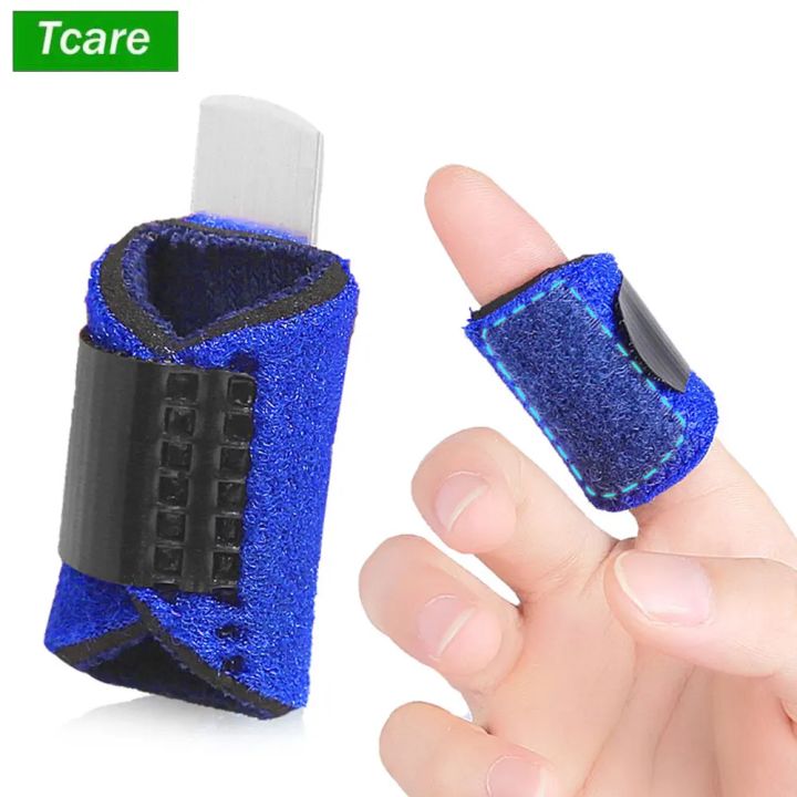 Finger Protection Rings Finger Protector Splints, Finger Brace for Broken and Strained Finger ...