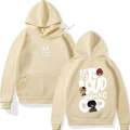 BURNOUT.PK NEW TRENDY PREMIUM QUALITY WINTER COLLECTION IF ITS TO LOUD FRONT BACK PRINTING BEIGE HOODIES FOR MENS. 
