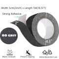 Heavy Duty Anti Slip Tape 2 or 1inch x 16.5ft 80grit Friction Abrasive For Stairs Outdoor/Indoor Waterproof Grip Non Skid Tape. 