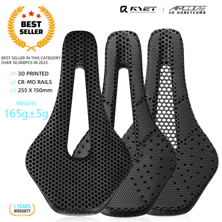 RYET%20Full%20Carbon%203D%20Printed%20Saddle%20Ultralight%20Hollow%20Comfortable%20Breathable%20MTB%20Road%20Racing%20Bike%20Cycling%20Seat%20Bicycle%20Accessory%20-%20Image%204