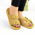 Women Medicated Double Buckle House Slippers lite Weight and Comfortable Nylon Slippers for Womens. 