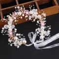 Children's Garland Headband Pearl Crown Girl Princess Korean Headdress Performance Flower Girl Wedding Accessories For Kids. 