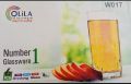 Crystal Clear Drinking Glass Set (6 Pieces) OLILA W017 - Glass. 