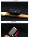Multicolor Refillable Gas Lighter: Rectangular Rafin Metal Lighter Windproof Design with Stylish. 