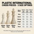 Luxury 32 Piece Chess Game High Quality King High 64mm 77mm 97mm Chess Game Medieval Chess Toys For Kids Game.