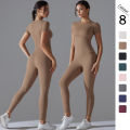 Yoga Set Women Workout Set Sportswear Gym Clothing Fitness Shorts Sleeve Crop Top High Waist Leggings Sports Suits. 