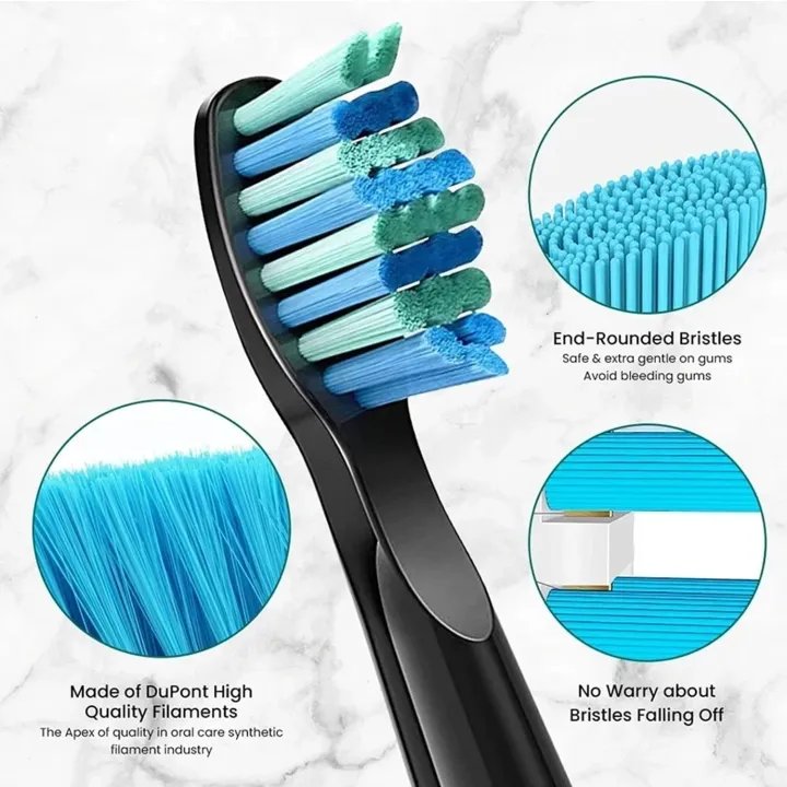 4%20Pcs%20Electric%20Toothbrush%20Heads%20Compatible%20with%20Fairywill%20D7/D8/FW507/FW508/FW551/917/959/SG-E9%20Moderately%20Soft%20Bristles%20Brush%20-%20Image%205