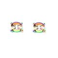 2pcs Stainless Steel Fake Nipple Rings for Women, Various Colors Clip On Nipple Jewelry Non Piercing Nipple Ring. 