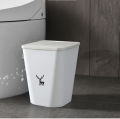 15 liter trash can, bathroom trash can, lid trash can, modern style, big site, 15L. 