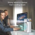 Portable Humidifier Fan Air Conditioners USB Electric Fan LED Night Light Water Mist Fun 3 In 1 Air Cooler Humidifie For Home. 