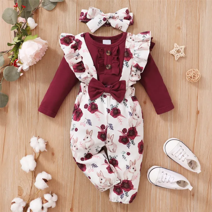 0-18Months%20Baby%20Girl%20Clothes%20Set%20Red%20Color%20Long%20Sleevs%20Bodysuit%20+%20Flower%20Strap%20Pants%202PCS%20Infant%20Girl%20New%20Years%20Clothing%20Suit%20-%20Image%202