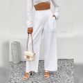 AURSI Wide Leg High Waist Ladies Pants Palazzo Pants Trendy Pants For Women.